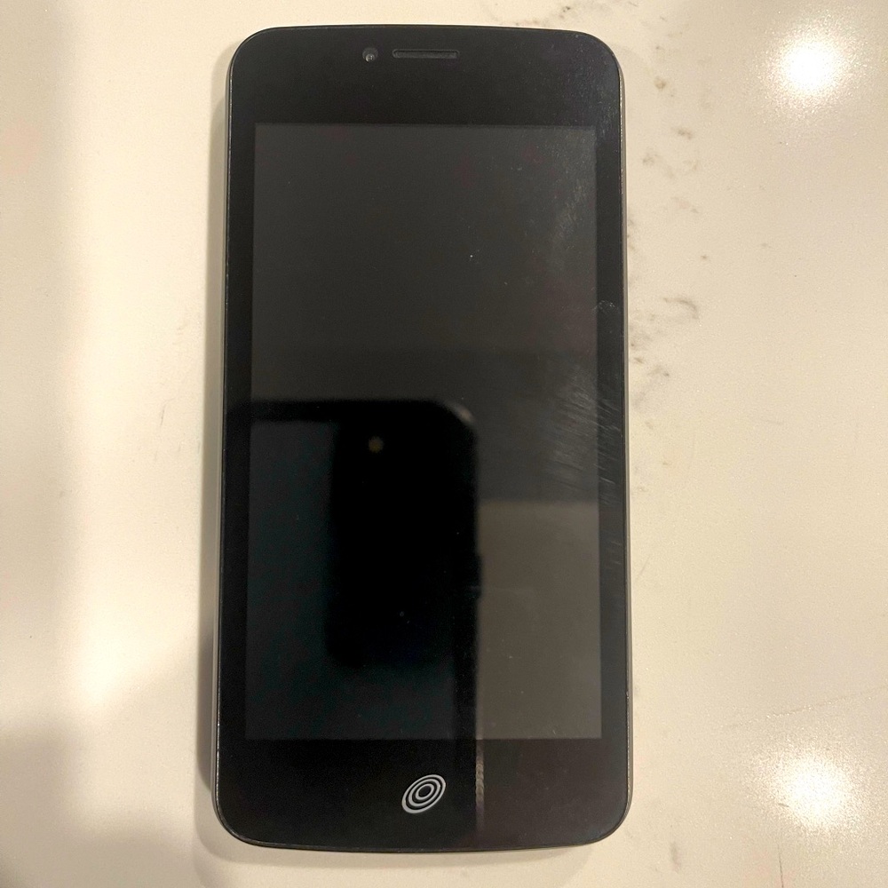 TracFone wireless, android black and silver
